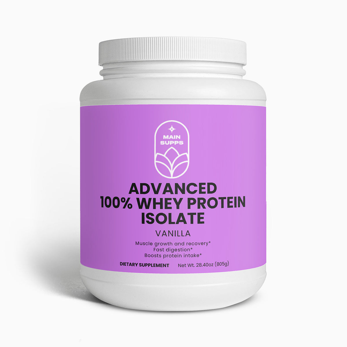 Advanced 100% Whey Protein Isolate (Vanilla) For Women