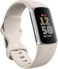 Silver Case w/ White Band